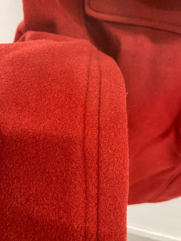 Vintage Gloverall red duffle UK30 US6 toggles hooded TC002