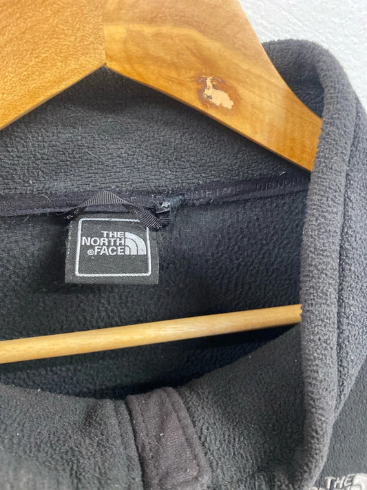 Classic The North Face black full zip fleece L SR006
