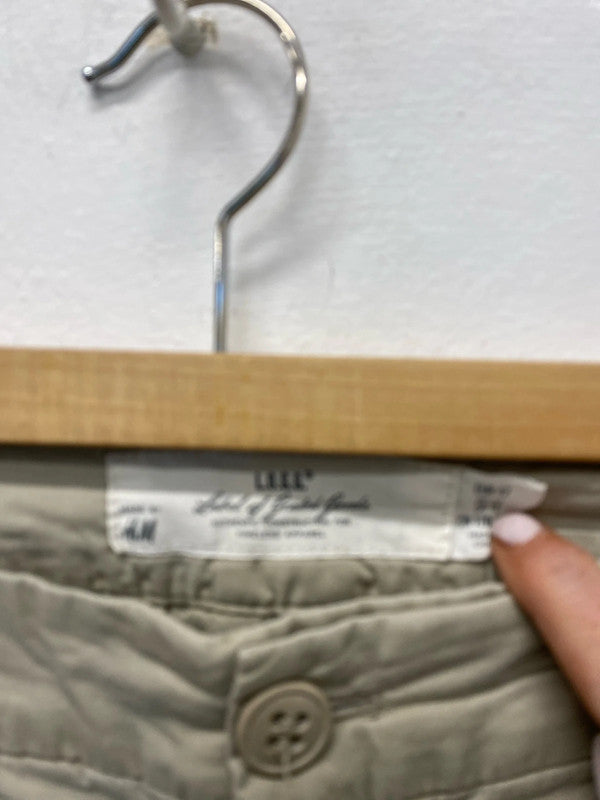 Fabulous Duo of slim fit chinos Uk14 brown cream classics #28 KM003