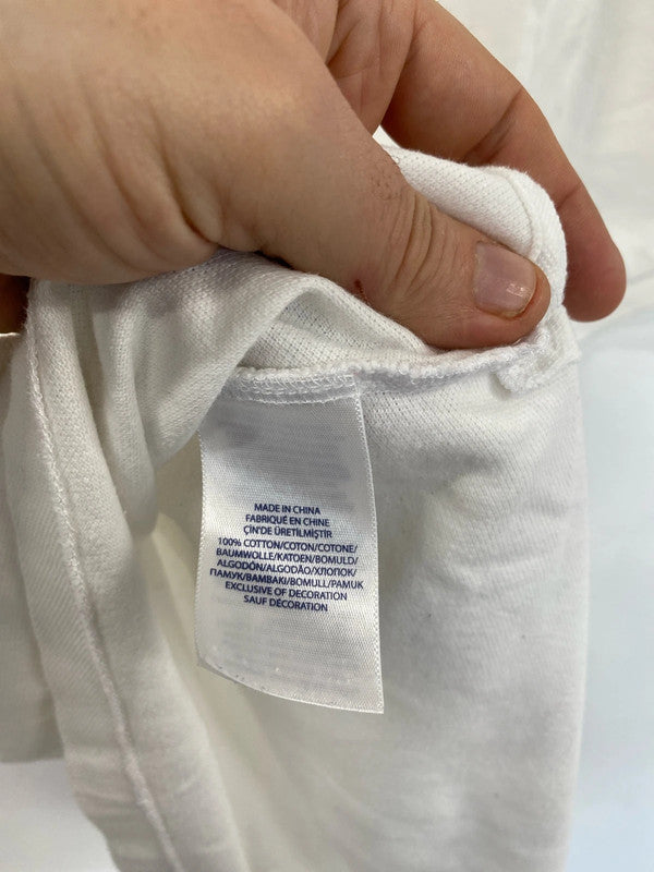 Classic white Ralph Lauren polo L SD001