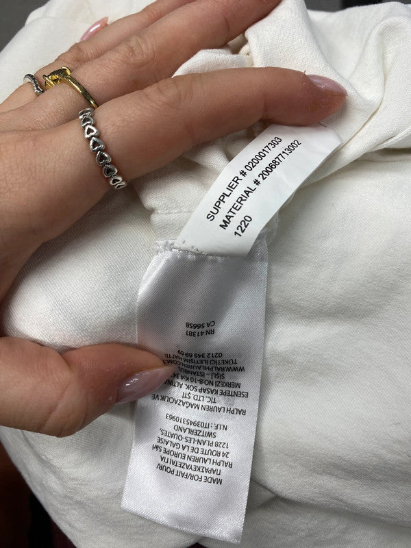 Lovely Ralph Lauren white legging trousers UK 8 NN001