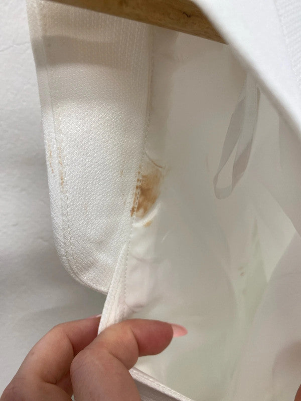 New Look Elegant White Sheath Mini Dress UK 8 LK009