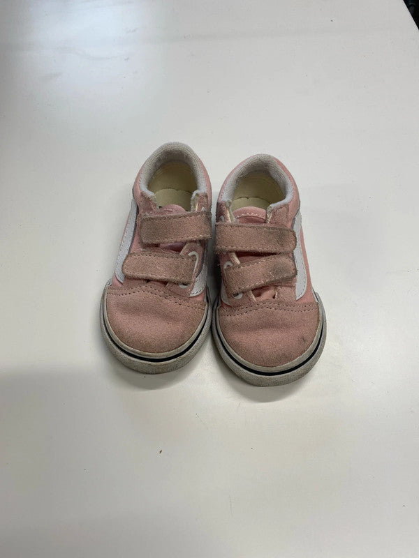 Vans Adorable Pastel Pink Trainers Girls 4 KM004