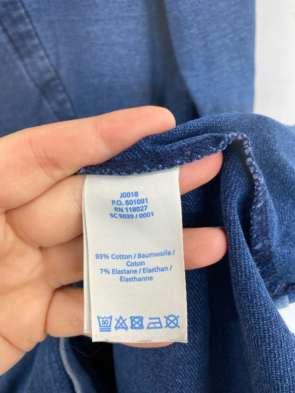 Boden Stylish Blue Denim Mini Dress UK 8 MM005