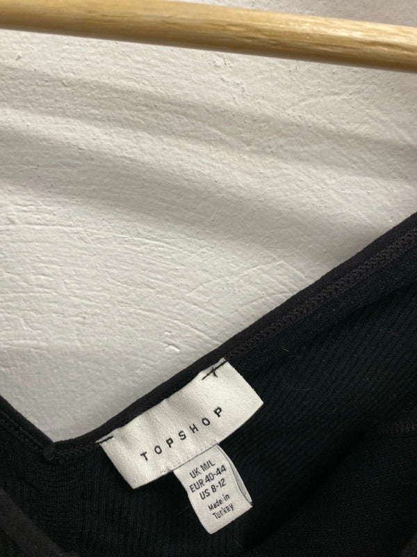 Fab Topshop control ruched tank top long UkM/L LP003