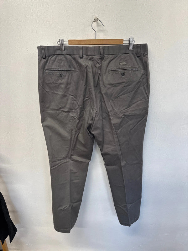 Classic gents 40s chinos grey cotton M&S NC001