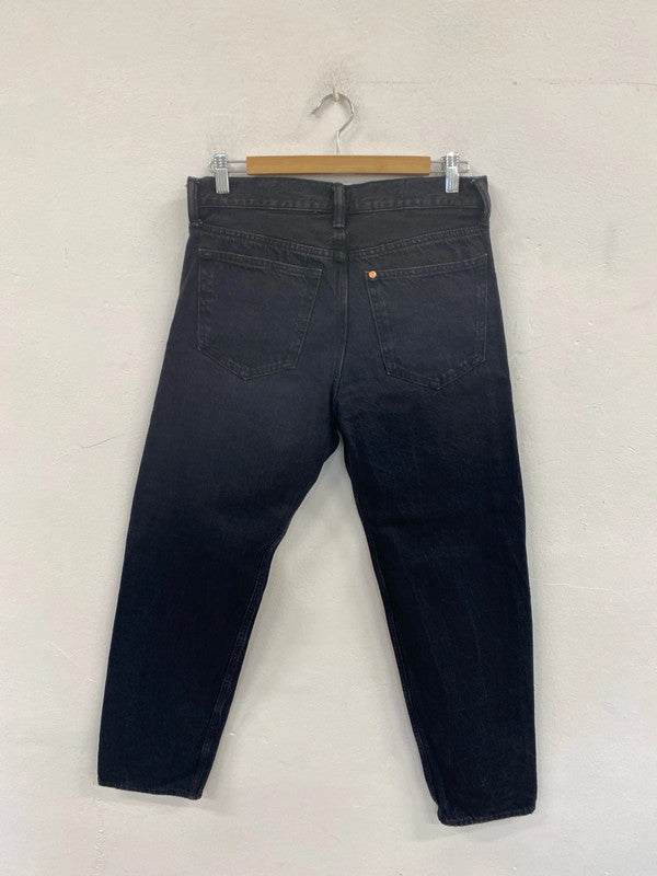 H&M Stylish Black Relaxed Fit Jeans 30W 32L SD002