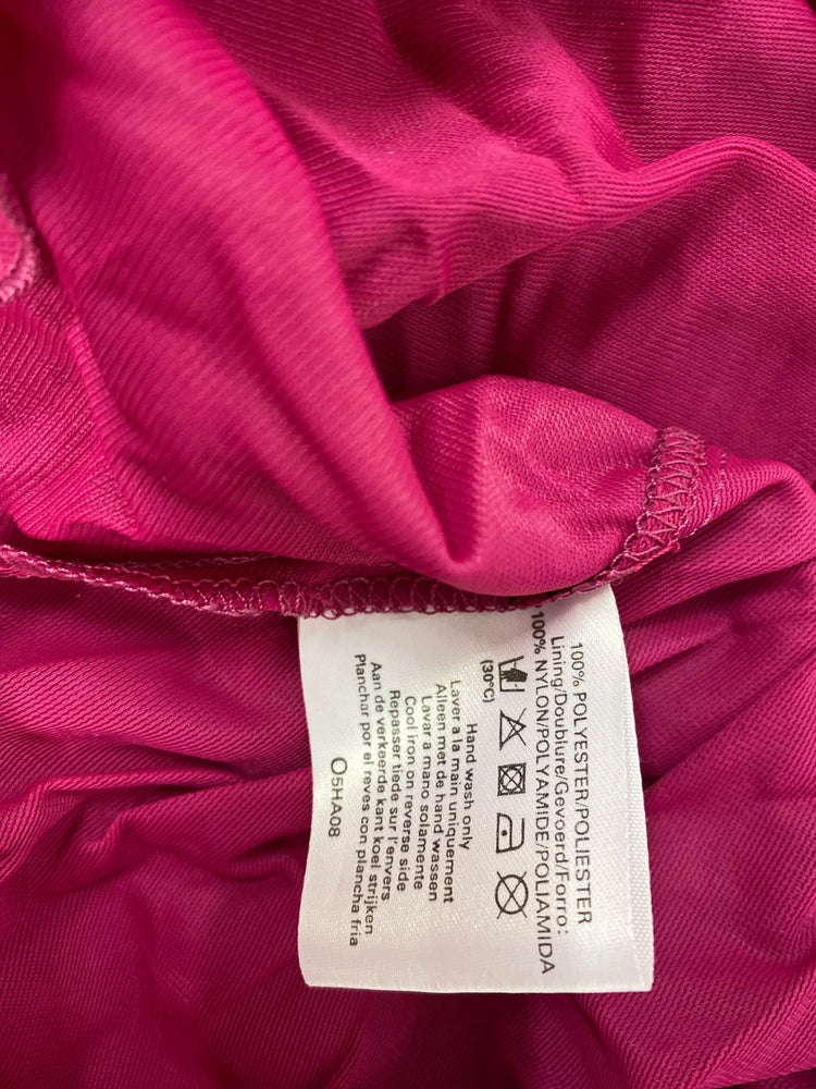 Fabulous Vintage deep pink spotty berkatex 1990’s dress Uk12 EC003