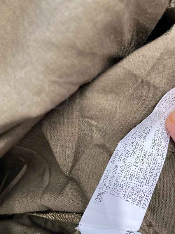 Fabulous Khaki fun comic lightweight top by Zara UkM KB001