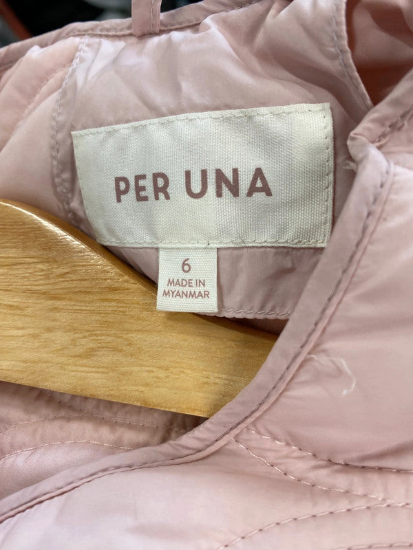 Amazing PER UNA quilted Puffer Jacket UK6 Pink Oversized HT149