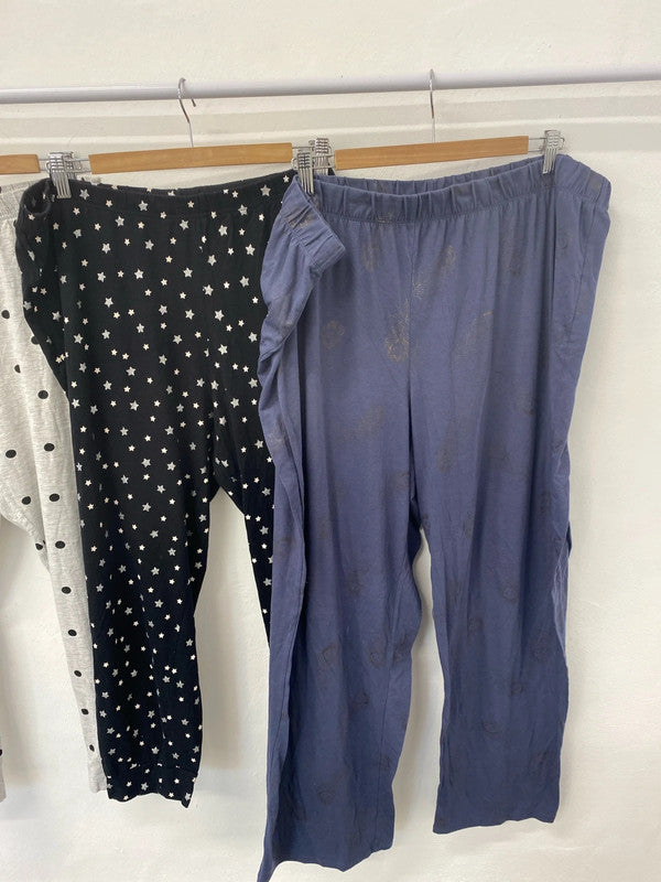 Fabulous Cozy Sleep Bottoms Bundle UK20-24 #212 LK006