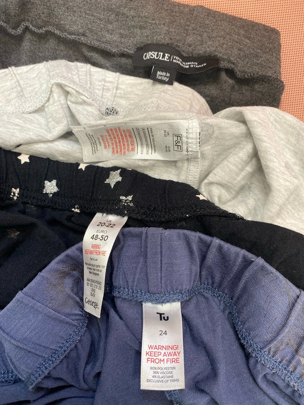 Fabulous Cozy Sleep Bottoms Bundle UK20-24 #212 LK006