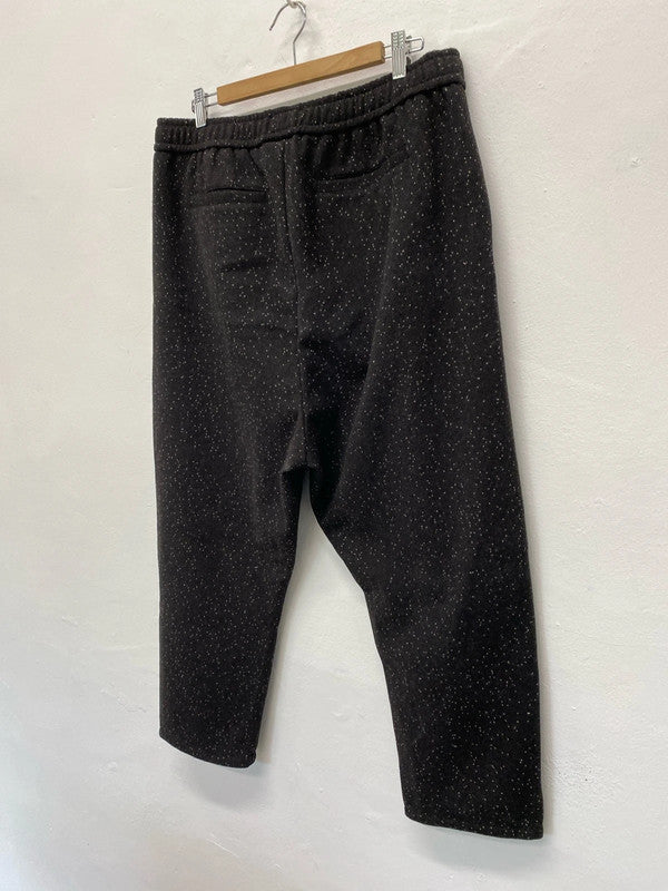 Fabulous micro fleck Asos Joggers W33 L32 black elastic waist BS001