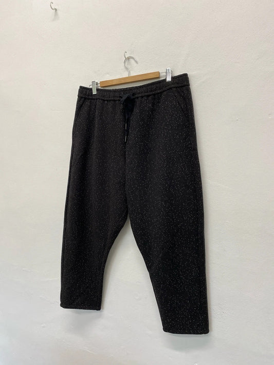 Fabulous micro fleck Asos Joggers W33 L32 black elastic waist BS001