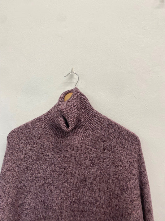 Fabulous FARHI by Nicole Farhi Sweater UK XL Maroon shimmer KB001