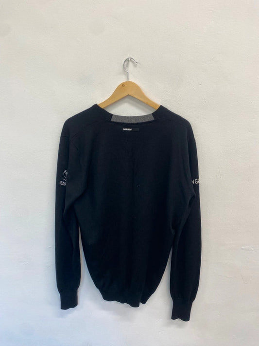 Classic Galvin Green sweater UK L black craigielaw golf club GM143