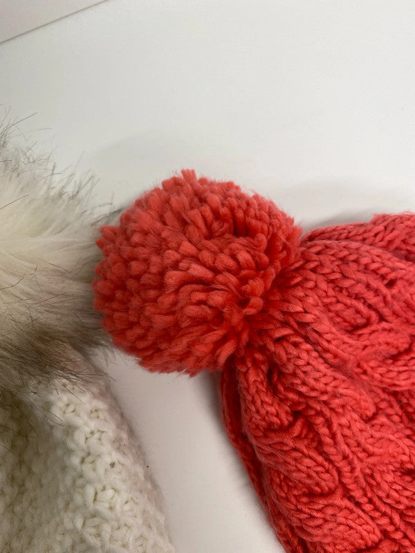 Fabulous Pom Pom Beanies Duo Warehouse & More One Size #3 LB244