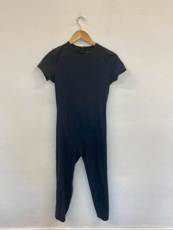 Fabulous Adanola Charcoal Grey Unitard UK L VW001