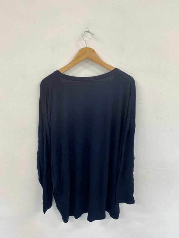 Fabulous Hush Navy Jersey Tunic UK XL HD440