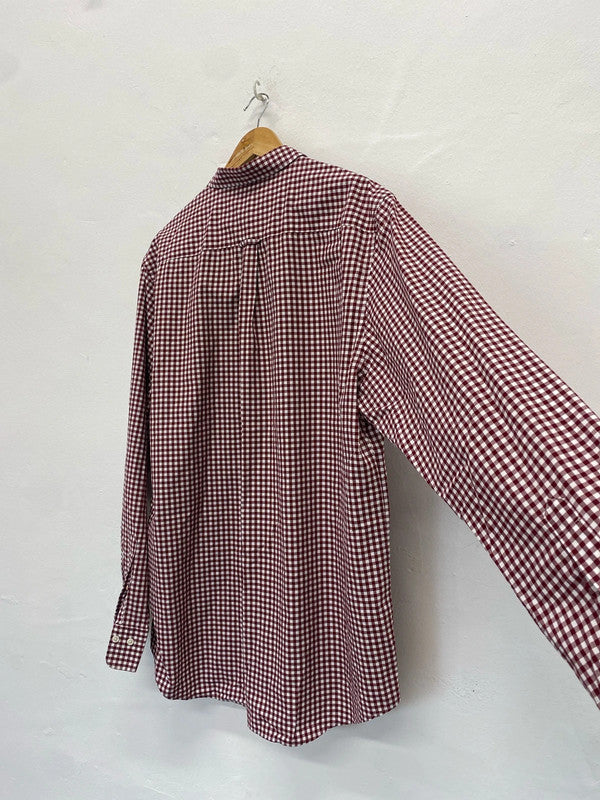 Fabulous Gant broadcloth gingham mens shirt UkXXl HD440