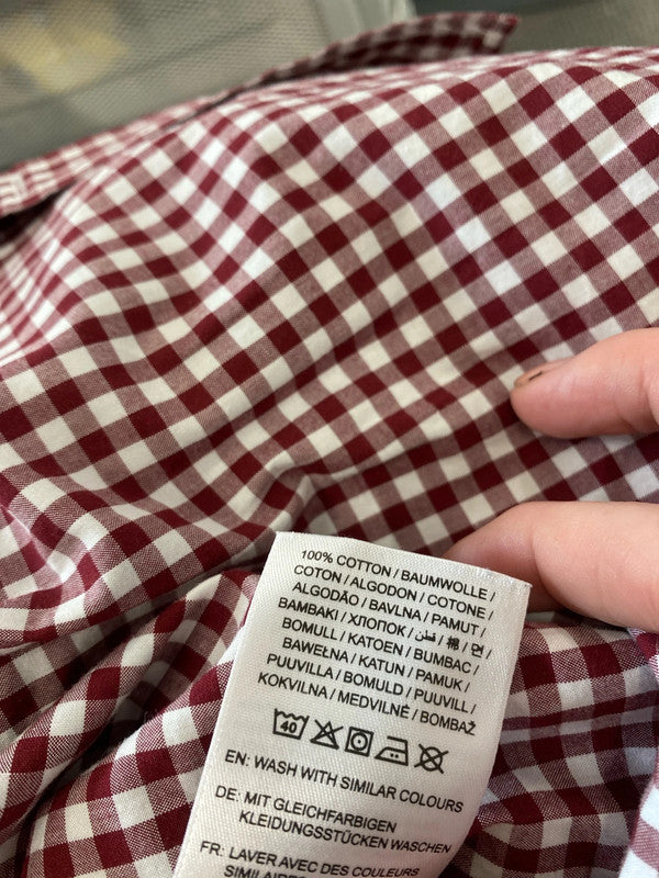 Fabulous Gant broadcloth gingham mens shirt UkXXl HD440