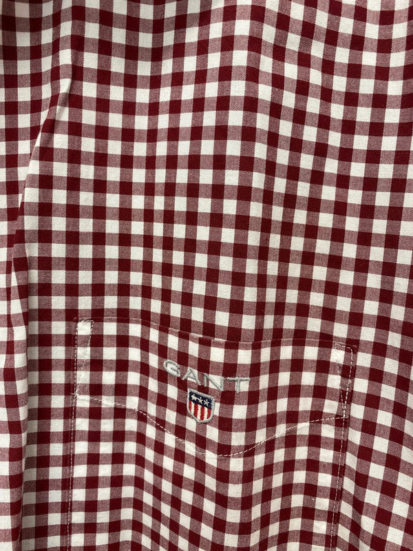 Fabulous Gant broadcloth gingham mens shirt UkXXl HD440
