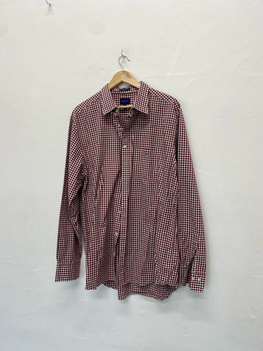 Fabulous Gant broadcloth gingham mens shirt UkXXl HD440