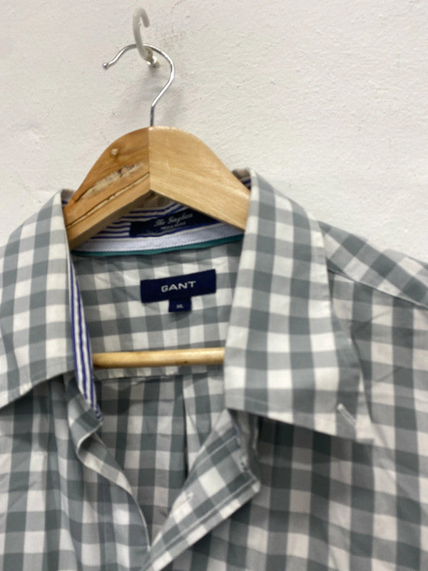 Fabulous Gant The Gingham short sleeve shirt cotton UkXL Mens HD440
