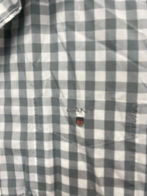Fabulous Gant The Gingham short sleeve shirt cotton UkXL Mens HD440