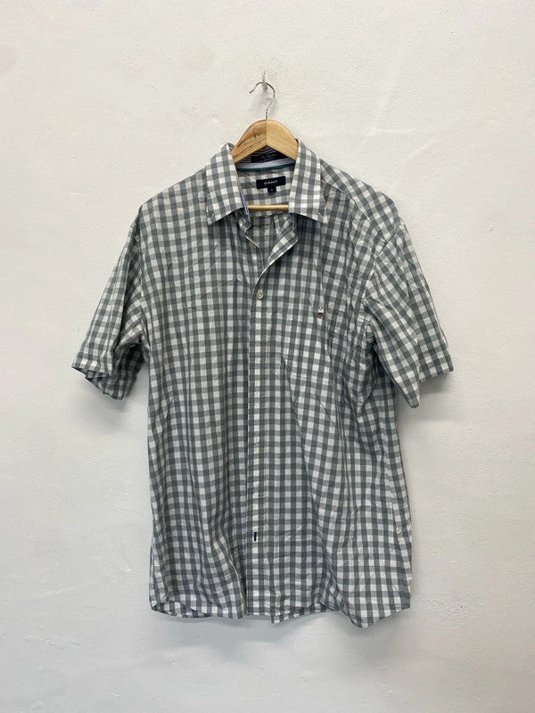 Fabulous Gant The Gingham short sleeve shirt cotton UkXL Mens HD440