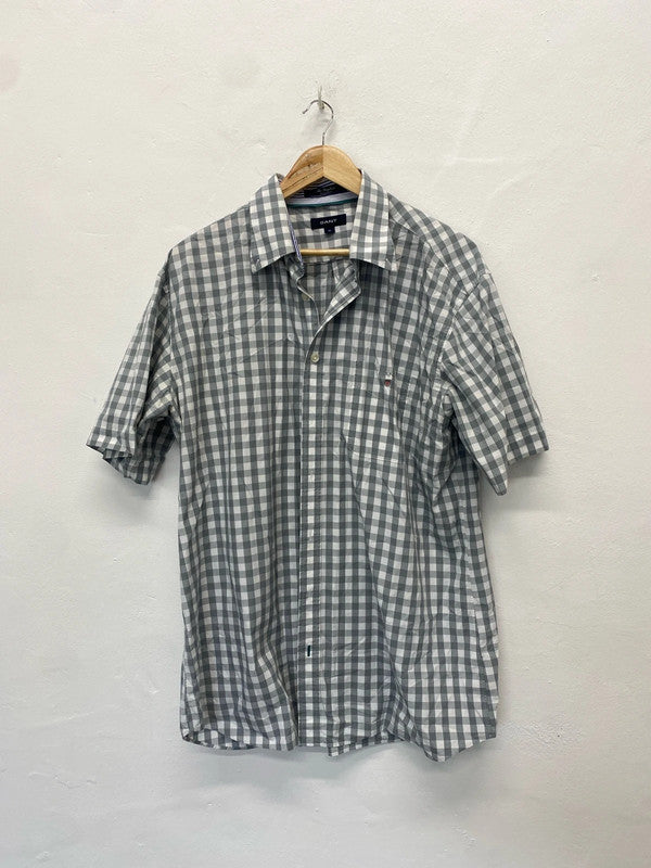 Fabulous Gant The Gingham short sleeve shirt cotton UkXL Mens HD440