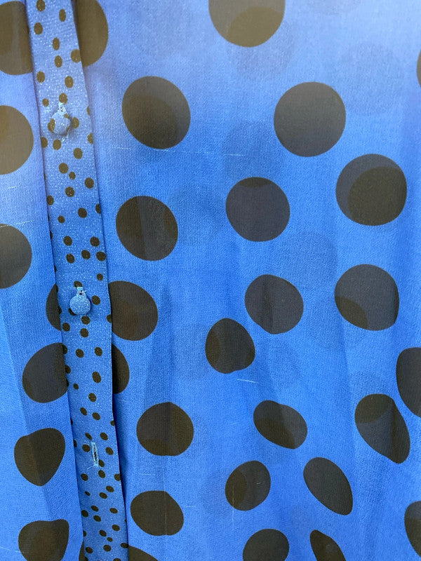 Fabulous Lipsy Colourful Patterned Sheer Shirts Duo UK14 #46 AB024