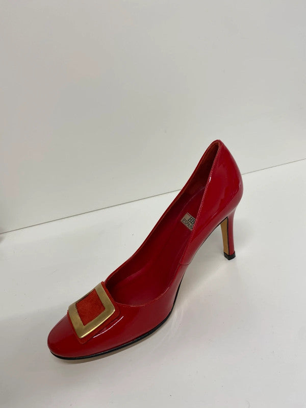 Fabulous HB Espana patent red classic heels Uk5 NR001
