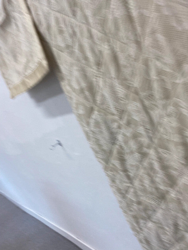 Fabulous M&S eiderdown and top cushions cream & Lace 8ft x 8ft5 LK006