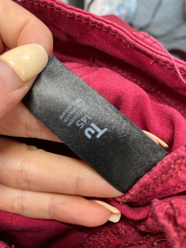 Gorgeous duo of tu skinny jeans red orange UK 14 #1 LJ446