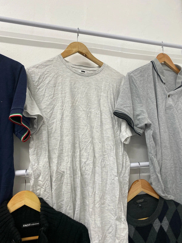 Fabulous Bundle of Men’s Italian Tops Jumpers & T shirts UkXL Firetrap #3 AC001