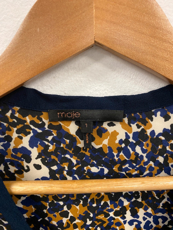 Fabulous Maje Artsy Abstract Tunic Dress UK8 RG99