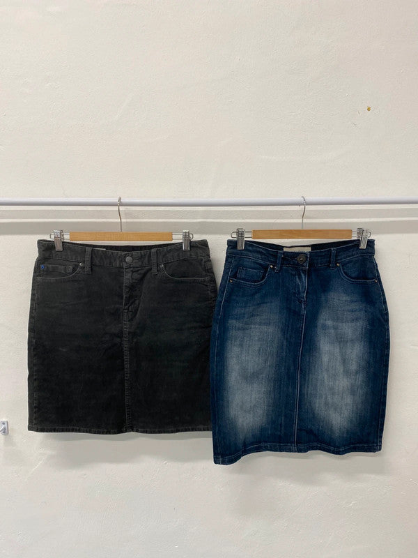 Fabulous Denim Y2K Vibes Skirts Duo UK10-12 #4 LK010