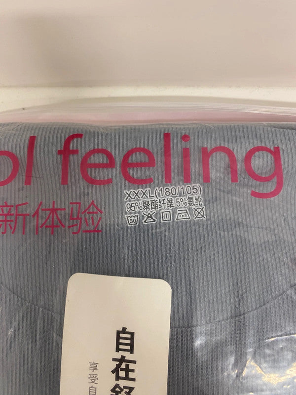 Fabulous Made In China Stylish Ribbed Pyjamas Trio UK 3XL #23 MS008