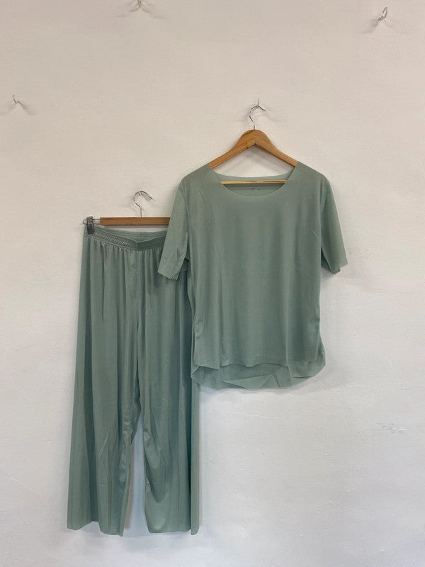 Fabulous Made In China Stylish Ribbed Pyjamas Trio UK 3XL #23 MS008