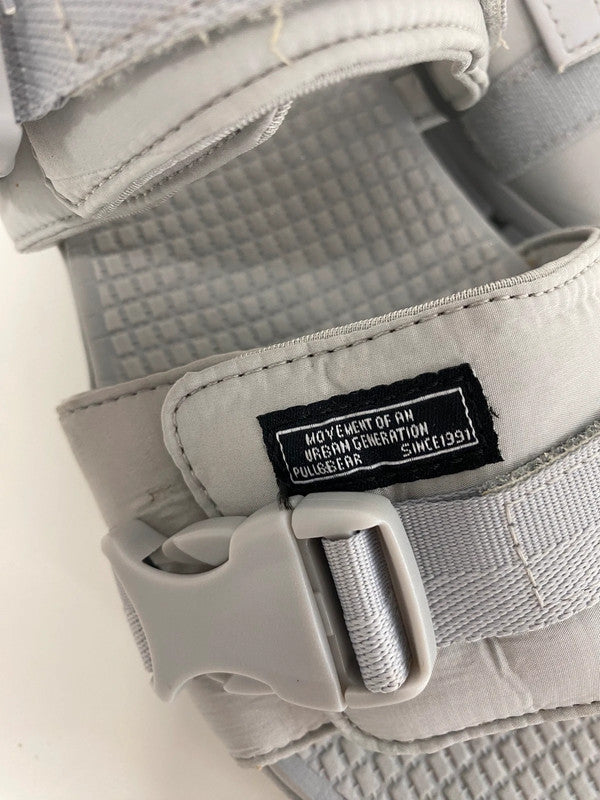 Fabulous Pull & Bear Grey Holiday Vibes Foam Slides UK5-6 MW001