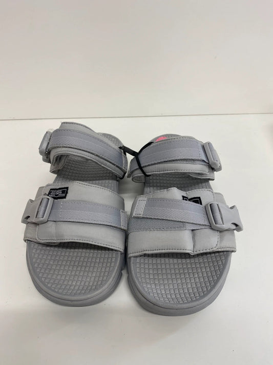 Fabulous Pull & Bear Grey Holiday Vibes Foam Slides UK5-6 MW001
