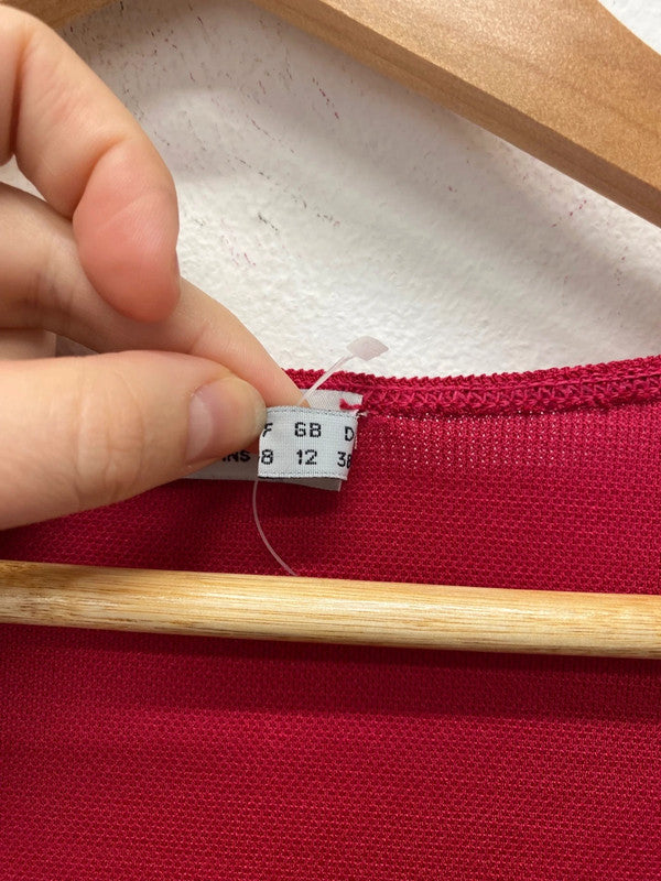 Fabulous Moschino Jeans Vintage Y2K Cherry Red Top UK12 BT001