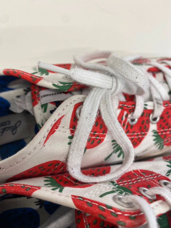 Converse x Marimekko Jack Purcell strawberry Sneakers Uk5.5 White & red KM001