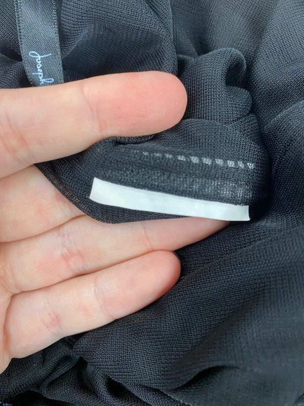 Fabulous Joseph Ribkoff Black Ruched Detail Midi Dress UK16 KM001