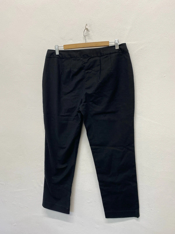 Fabulous Boden cropped smart casual cotton trouser UK12 LG276