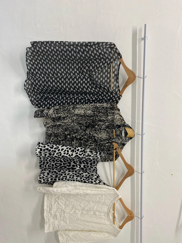 Fabulous bundle of monochrome blouses Uk10 Next #556 LG276