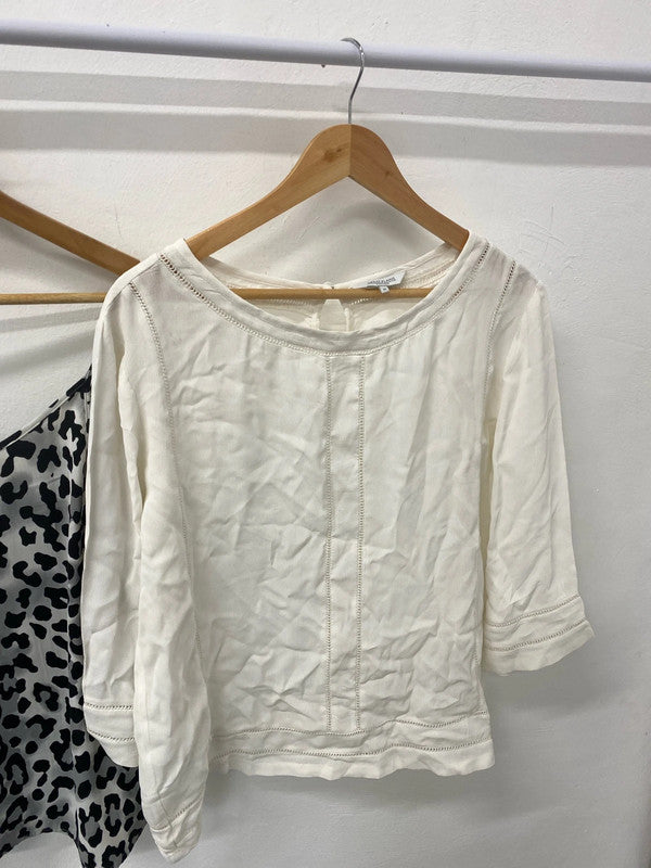 Fabulous bundle of monochrome blouses Uk10 Next #556 LG276