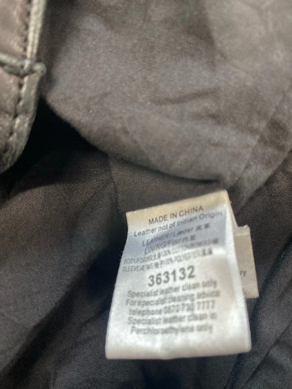 Fabulous Next Leather biker jacket Uk14 butter soft LG276