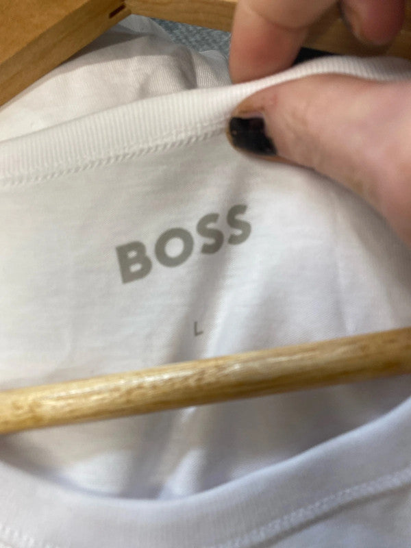 Fabulous Duo of Mens designer T shirts Ted Baker & Hugo boss Mens L #557 LG276